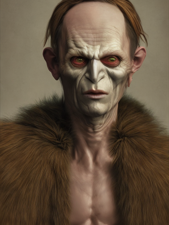 Hombre pájaro, generado con IA