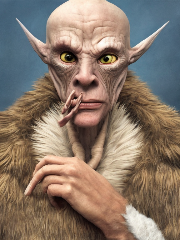 Hombre pájaro, generado con IA