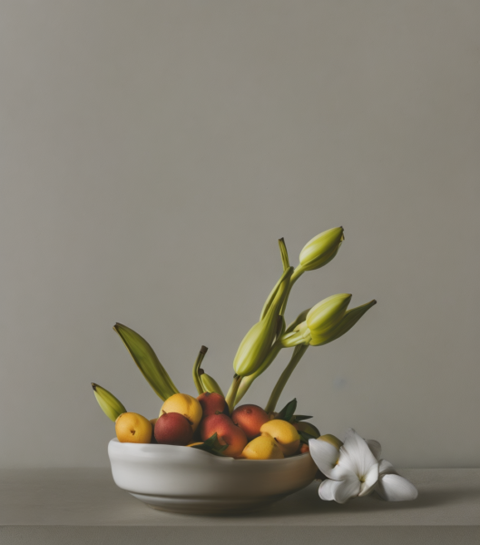Bodegón con frutas