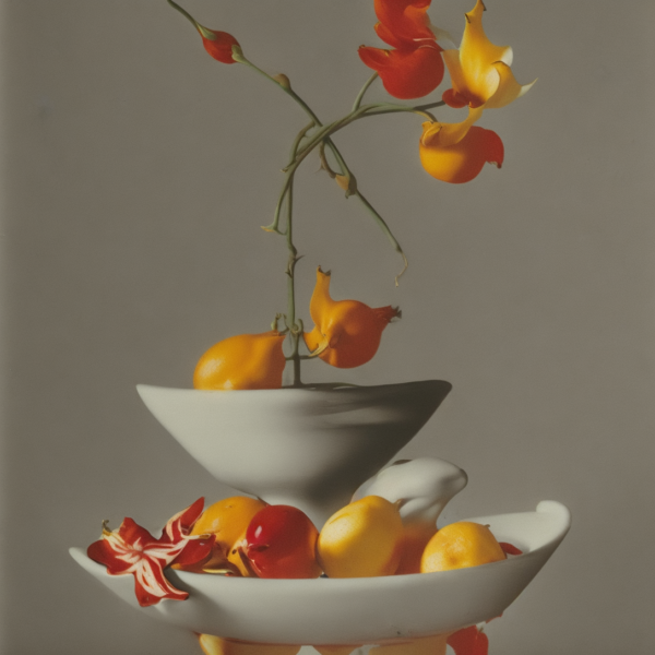Bodegón con frutas